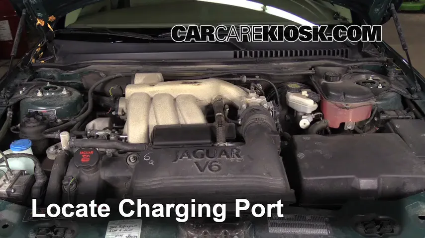 2005 Jaguar X-Type 3.0L V6 Sedan Air Conditioner Recharge Freon